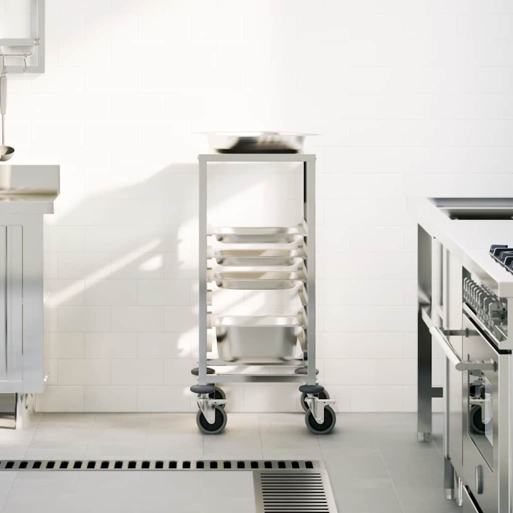 8721158721679_g_en_hd_1 vidaXL Tray Trolley with 6 GN Containers 39x55x87 cm Stainless Steel - Image 3
