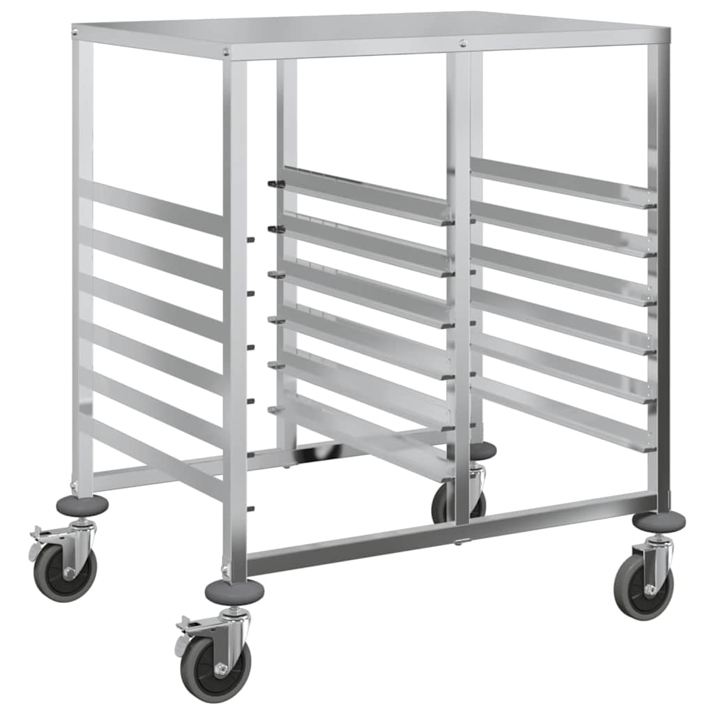 8721158721686_g_en_hd_5 vidaXL Tray Trolley with 12 GN Containers 75x55x87 cm Stainless Steel - Image 7