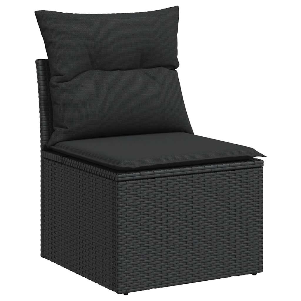 8721158733696_g_en_hd_2 vidaXL 8 Piece Garden Sofa Set with Cushions Black Poly Rattan - Image 4