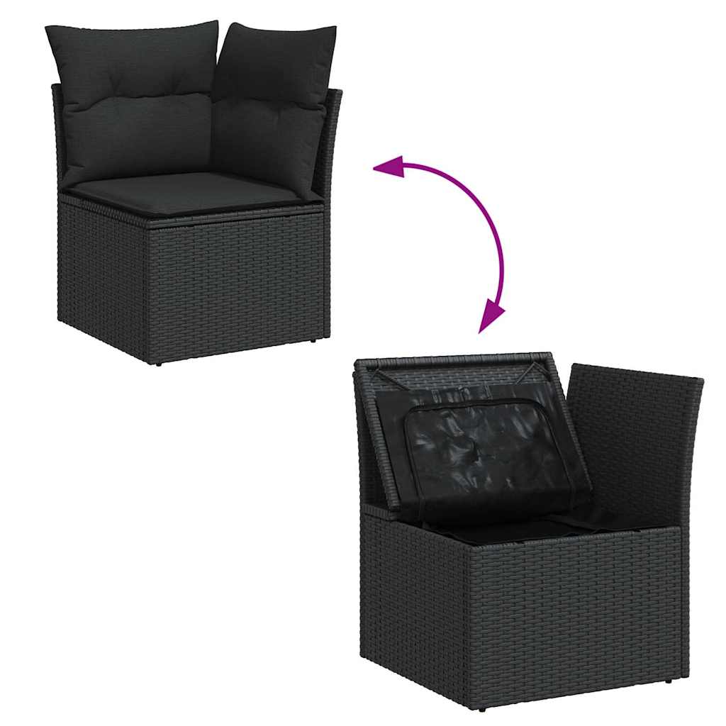 8721158733696_g_en_hd_8 vidaXL 8 Piece Garden Sofa Set with Cushions Black Poly Rattan - Image 10