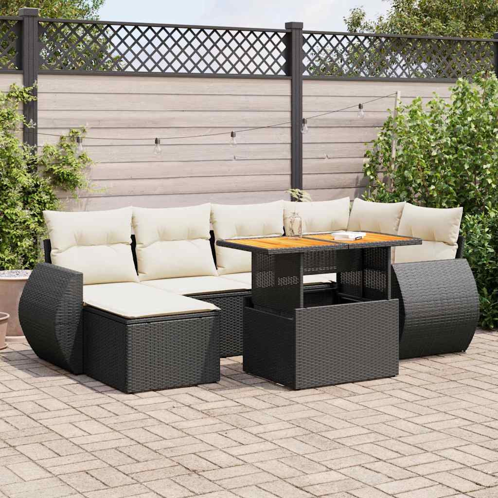 8721158747198_m_en_hd_1 vidaXL 7 Piece Garden Sofa Set with Cushions Black Poly Rattan - Image 1