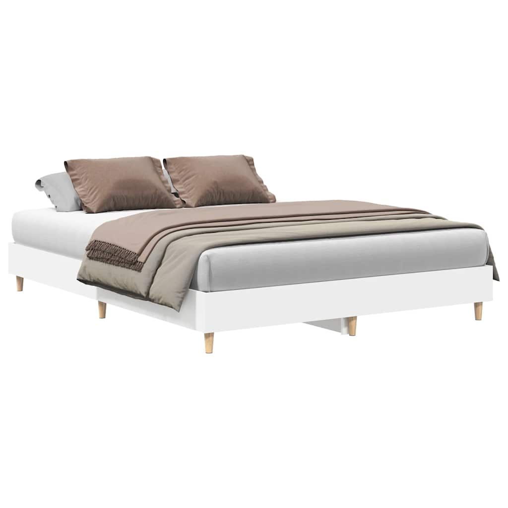 8721158756992_a_en_hd_1 vidaXL Bed Frame No Mattress White 150x200 cm Engineered Wood - Image 2