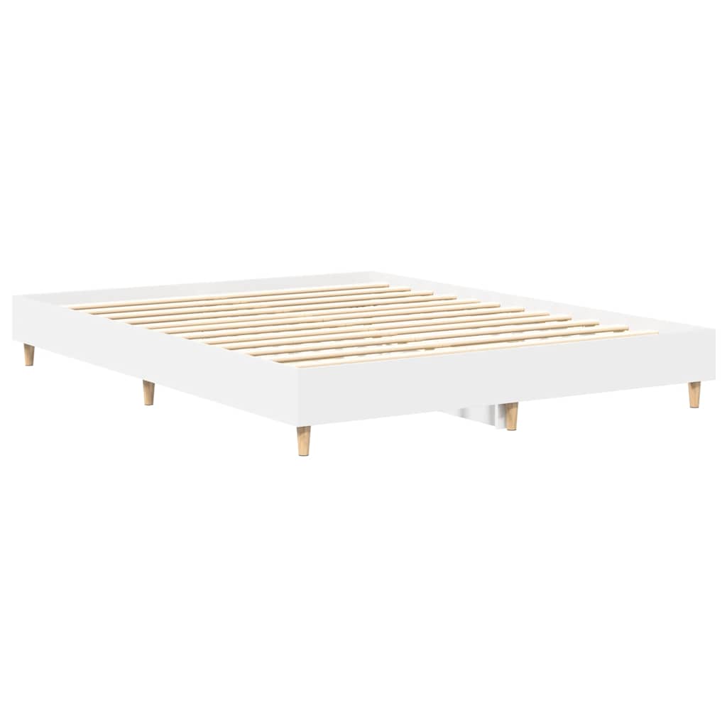 8721158756992_g_en_hd_5 vidaXL Bed Frame No Mattress White 150x200 cm Engineered Wood - Image 7