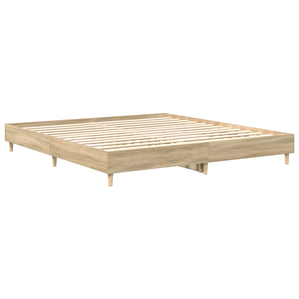 8721158759757_g_en_hd_2 vidaXL Bed Frame without Mattress Sonoma Oak 180x200cm Engineered Wood - Image 4