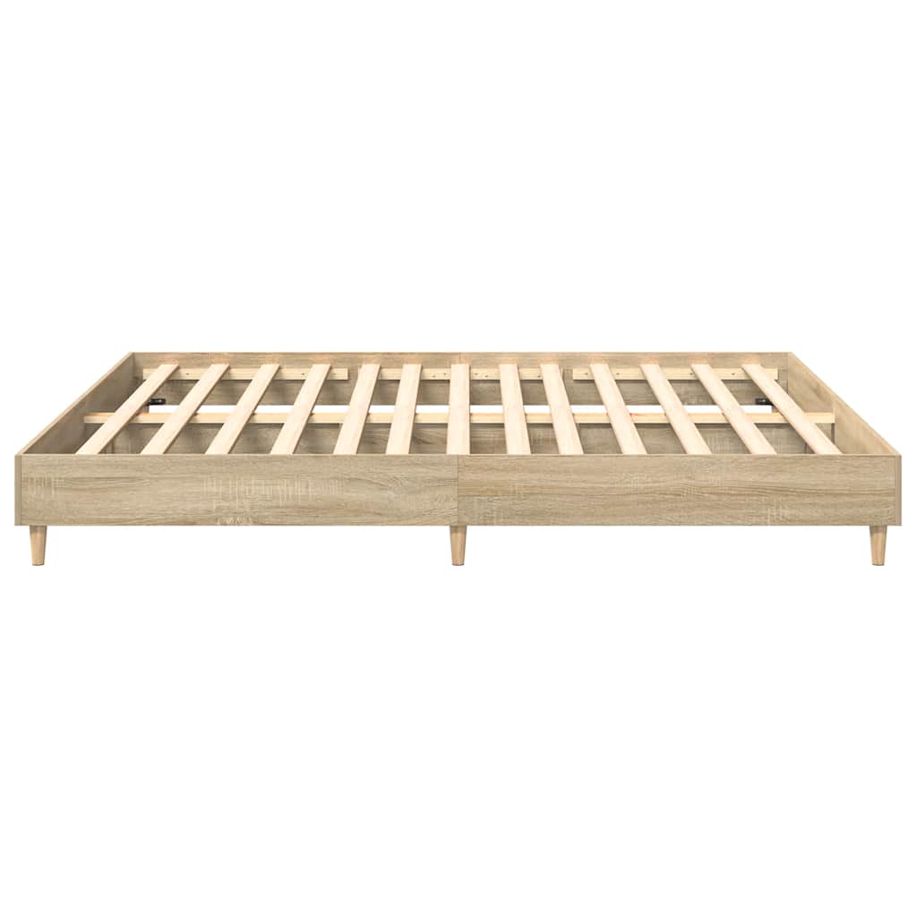8721158759757_g_en_hd_4 vidaXL Bed Frame without Mattress Sonoma Oak 180x200cm Engineered Wood - Image 6