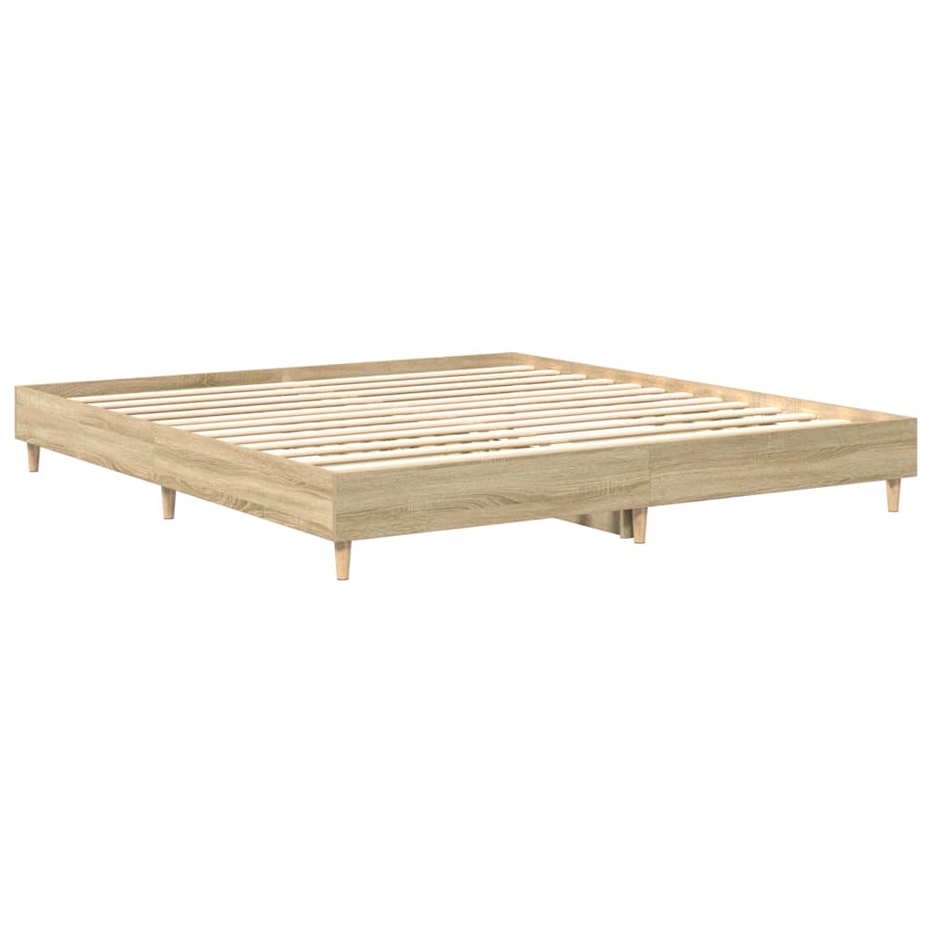 8721158759757_g_en_hd_5 vidaXL Bed Frame without Mattress Sonoma Oak 180x200cm Engineered Wood - Image 7