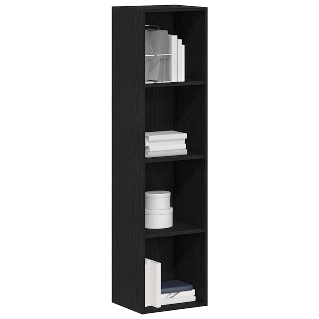 8721158768155_wbg-mo_en_hd_1 vidaXL Book Cabinet Black oak 36 x 30 x 143 cm Engineered Wood - Image 4