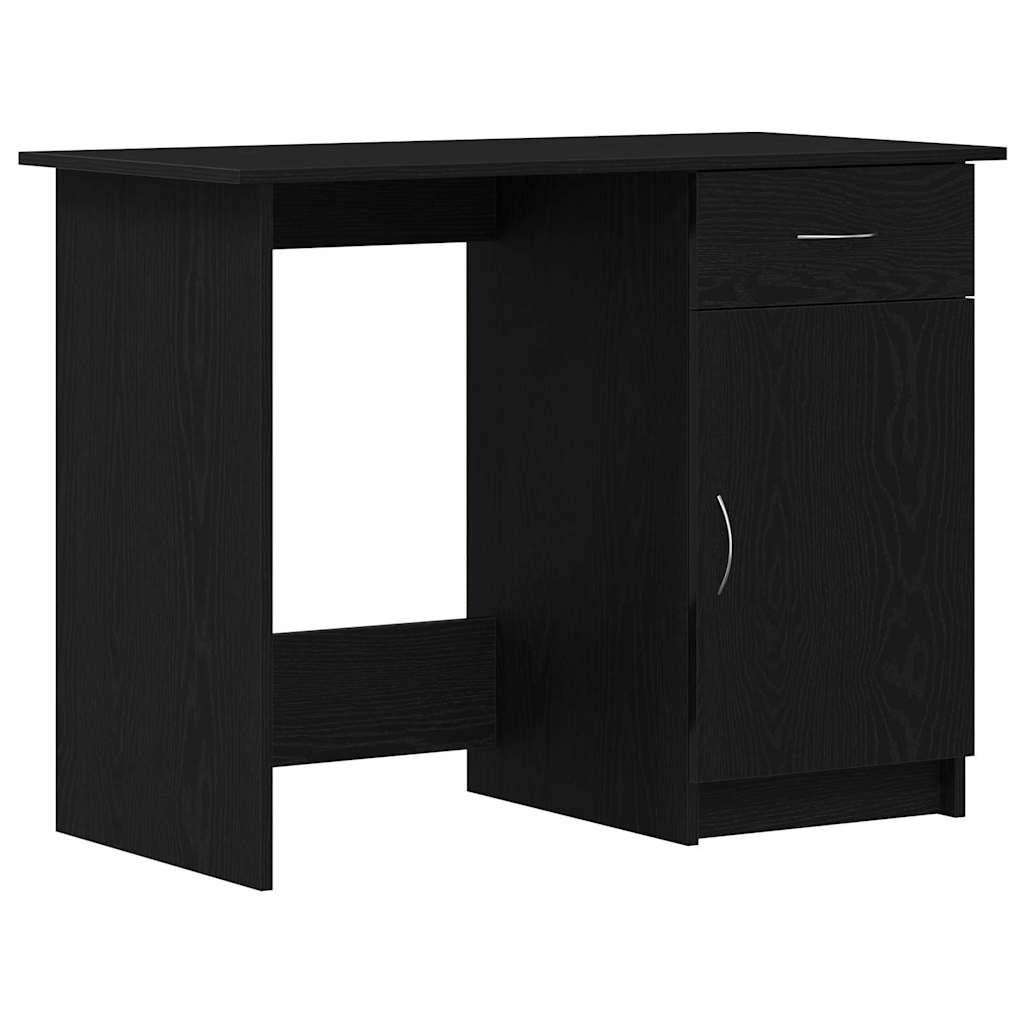8721158768698_wbg-an-m_en_hd_1 vidaXL Desk Black oak 100 x 50 x 76 cm Engineered wood - Image 2