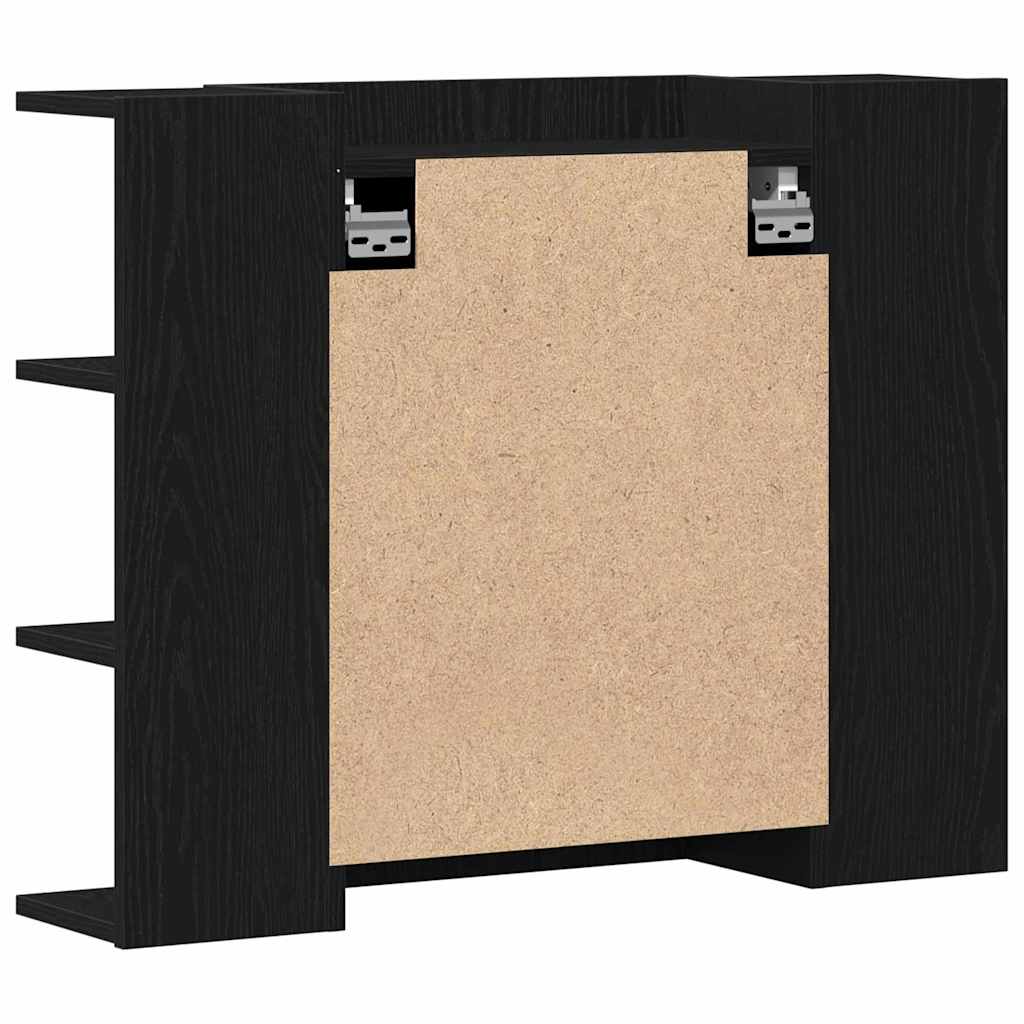 8721158769015_wbg-ba_en_hd_3 vidaXL Mirror Cabinet Black oak 80 x 20.5 x 64 cm Engineered Wood - Image 8