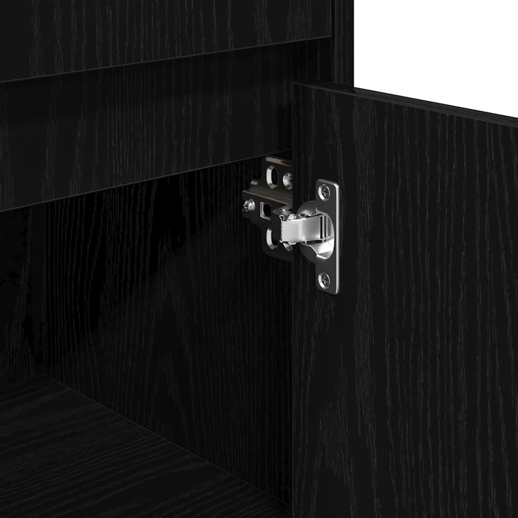 8721158769077_detail_en_hd_1 vidaXL Bathroom Cabinet Black Oak 30 x 30 x 95 cm Engineered wood - Image 9