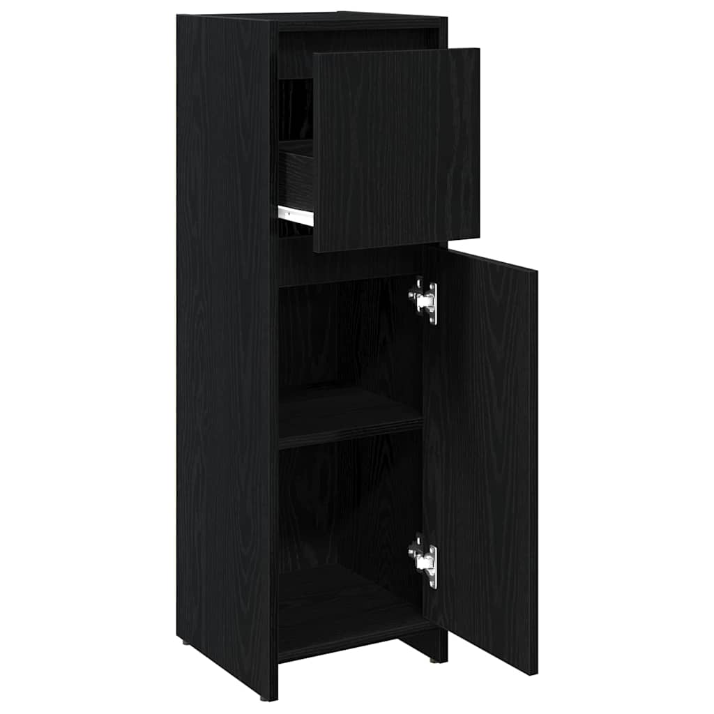 8721158769077_wbg-an_en_hd_2 vidaXL Bathroom Cabinet Black Oak 30 x 30 x 95 cm Engineered wood - Image 5