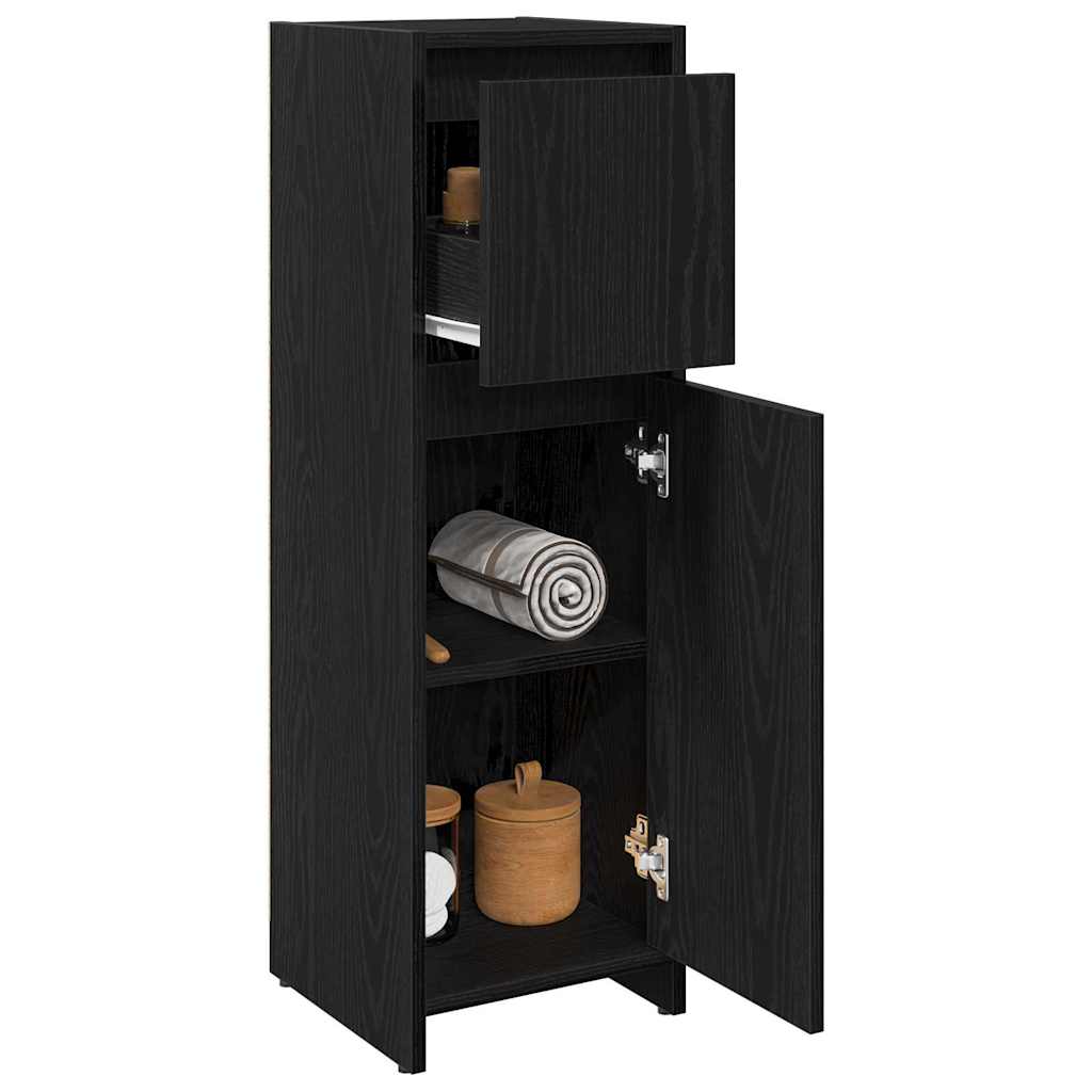 8721158769077_wbg-mo_en_hd_1 vidaXL Bathroom Cabinet Black Oak 30 x 30 x 95 cm Engineered wood - Image 3