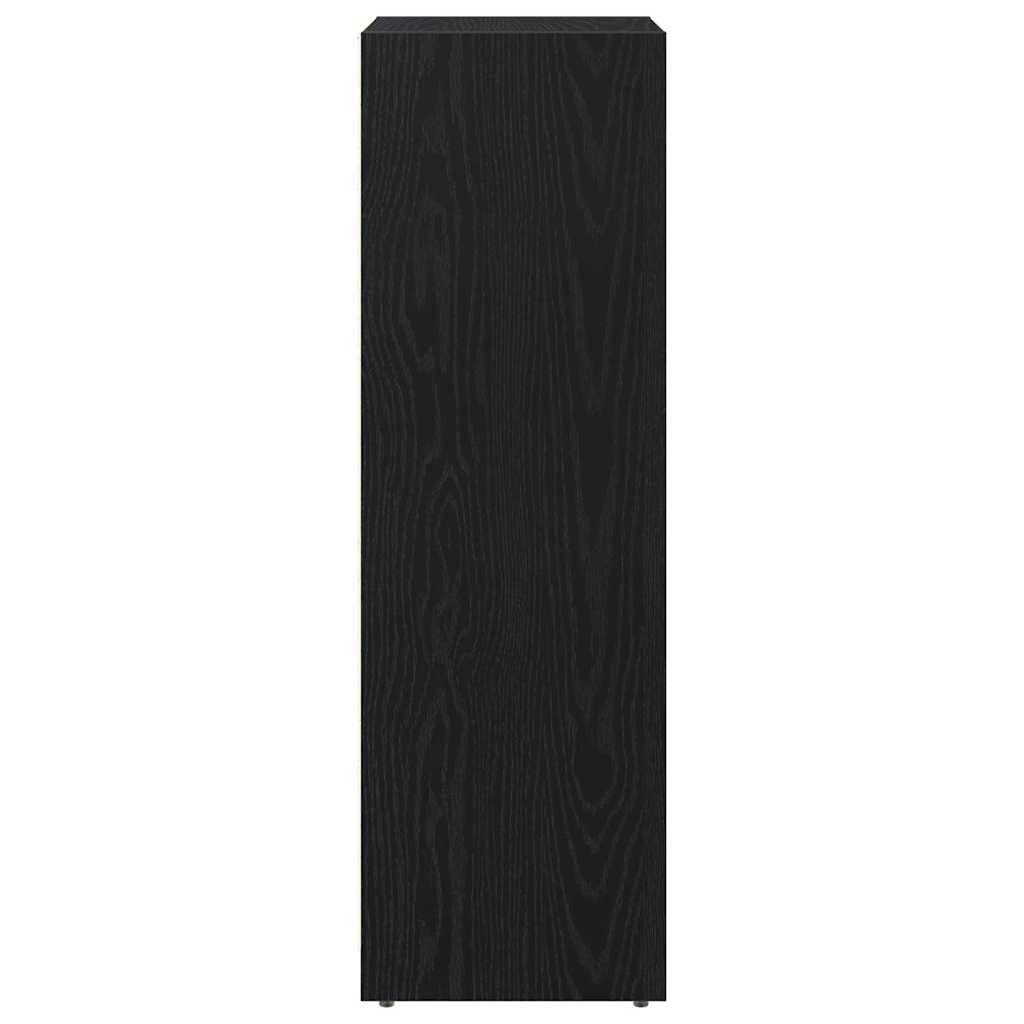 8721158769077_wbg-si_en_hd_5 vidaXL Bathroom Cabinet Black Oak 30 x 30 x 95 cm Engineered wood - Image 8
