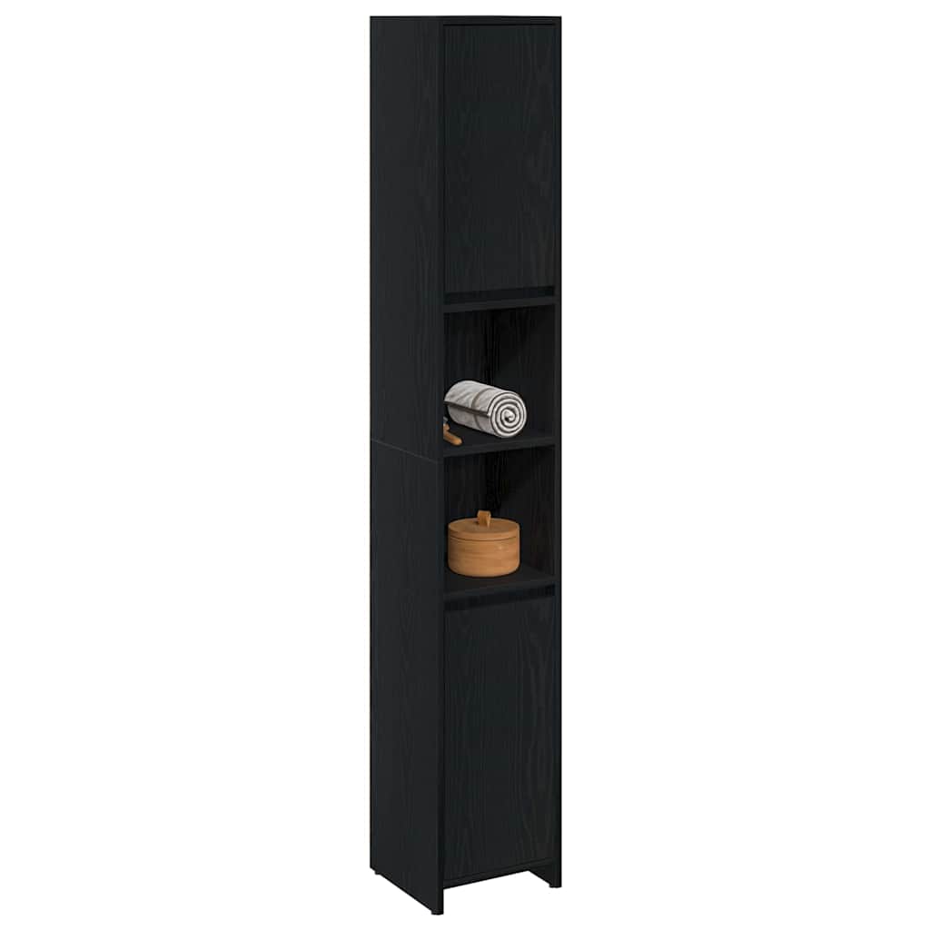 8721158769084_wbg-mo_en_hd_1 vidaXL Bathroom Cabinet Black Oak 30 x 30 x 183.5 cm Engineered wood - Image 3