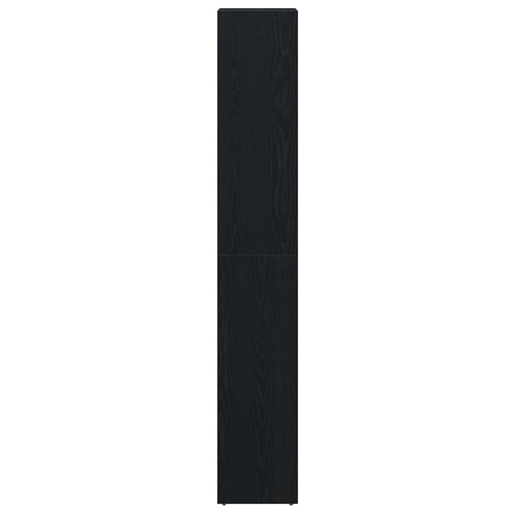 8721158769084_wbg-si_en_hd_5 vidaXL Bathroom Cabinet Black Oak 30 x 30 x 183.5 cm Engineered wood - Image 8