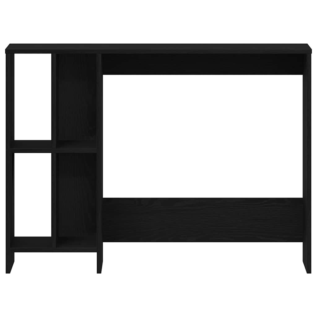 8721158770639_wbg-fr_en_hd_3 vidaXL Desk with Shelf Black Oak 102.5 x 35 x 75 cm Engineered wood - Image 6