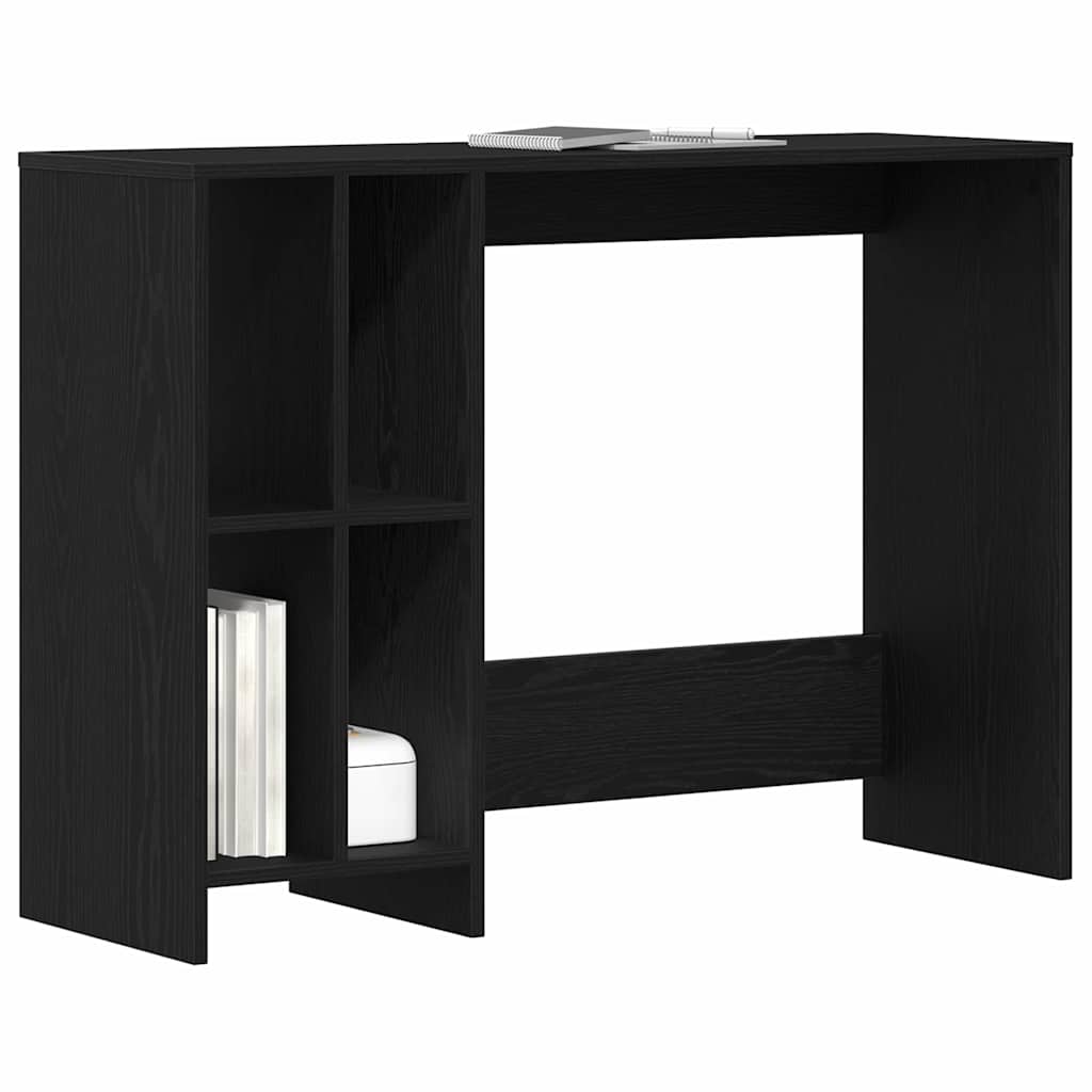 8721158770639_wbg-mo_en_hd_1 vidaXL Desk with Shelf Black Oak 102.5 x 35 x 75 cm Engineered wood - Image 3