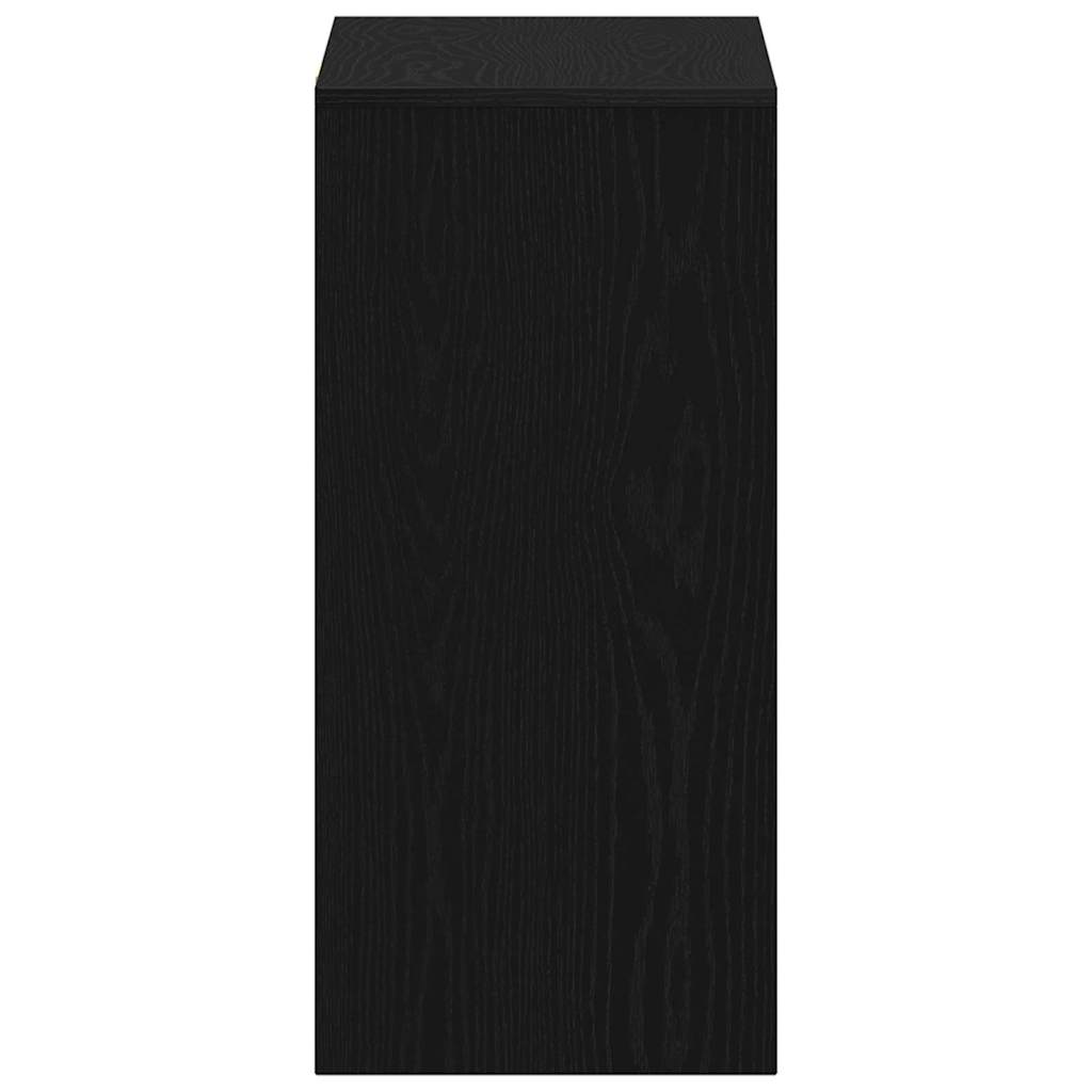 8721158770639_wbg-si_en_hd_4 vidaXL Desk with Shelf Black Oak 102.5 x 35 x 75 cm Engineered wood - Image 7