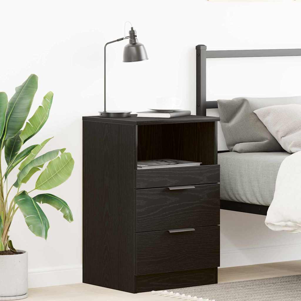 8721158771391_mo-im_en_hd_2 vidaXL Bedside Cabinet Black oak 40 x 35 x 65 cm Engineered wood - Image 4