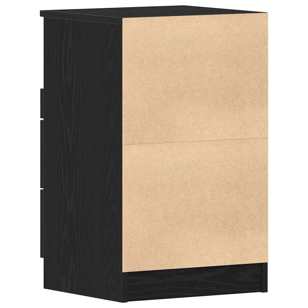 8721158771391_wbg-ba_en_hd_3 vidaXL Bedside Cabinet Black oak 40 x 35 x 65 cm Engineered wood - Image 8
