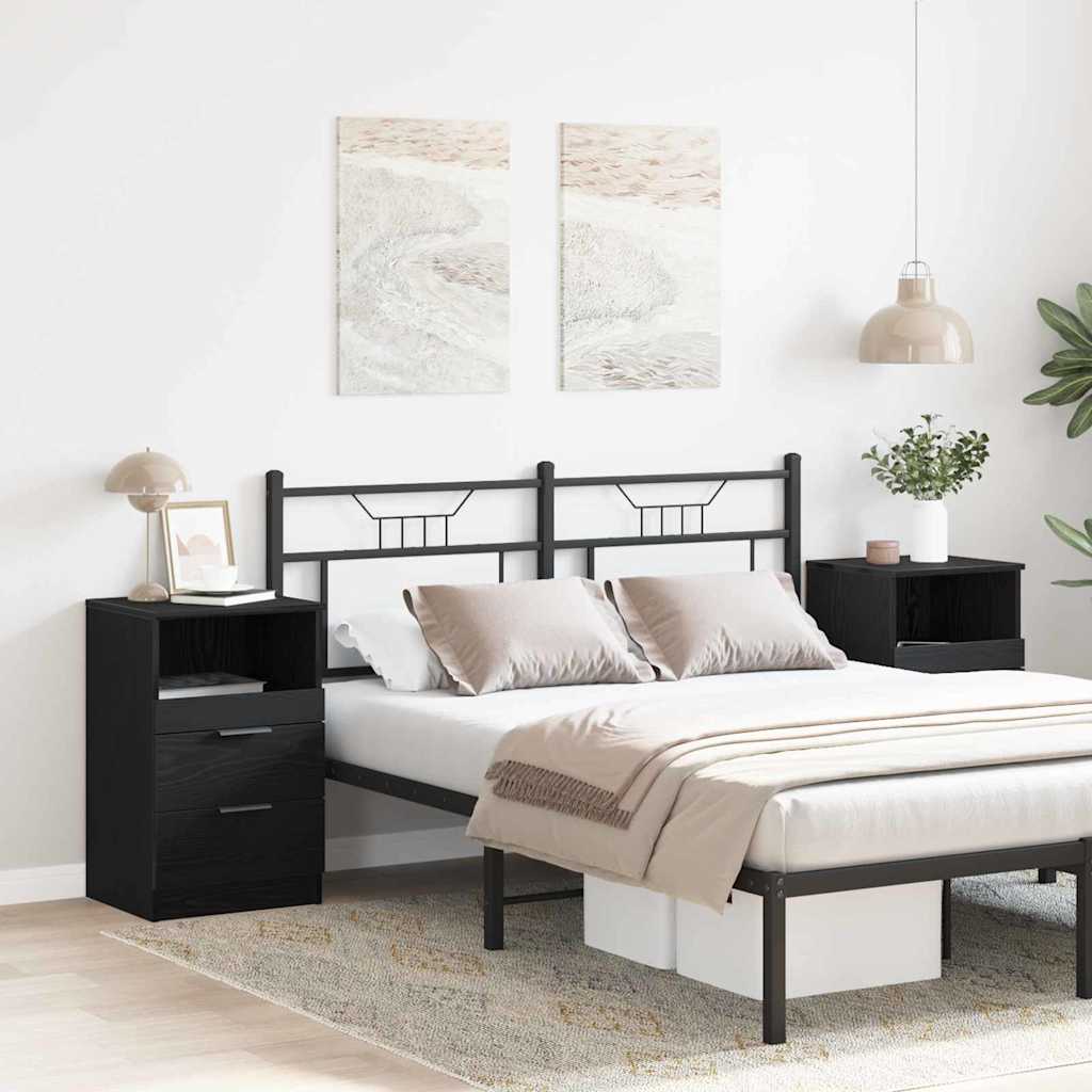 8721158771407_mo-im_en_hd_2 vidaXL Bedside Cabinet 2 pcs Black oak 40 x 35 x 65 cm Engineered wood - Image 4