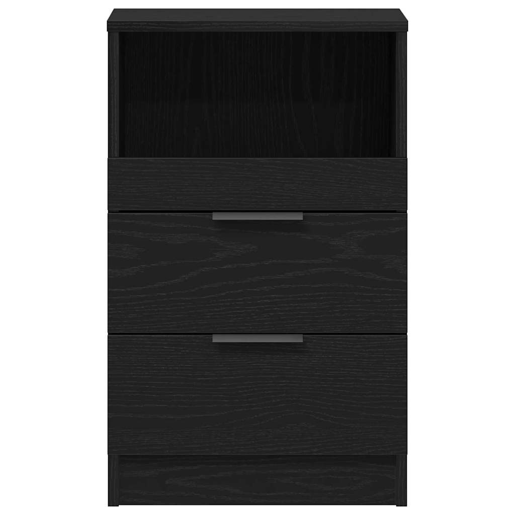 8721158771407_wbg-fr_en_hd_4 vidaXL Bedside Cabinet 2 pcs Black oak 40 x 35 x 65 cm Engineered wood - Image 7