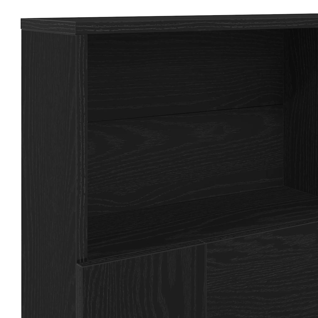8721158771506_detail_en_hd_1 vidaXL Headboard Cabinet Black oak 140 x 19 x 103.5 cm Engineered wood - Image 9