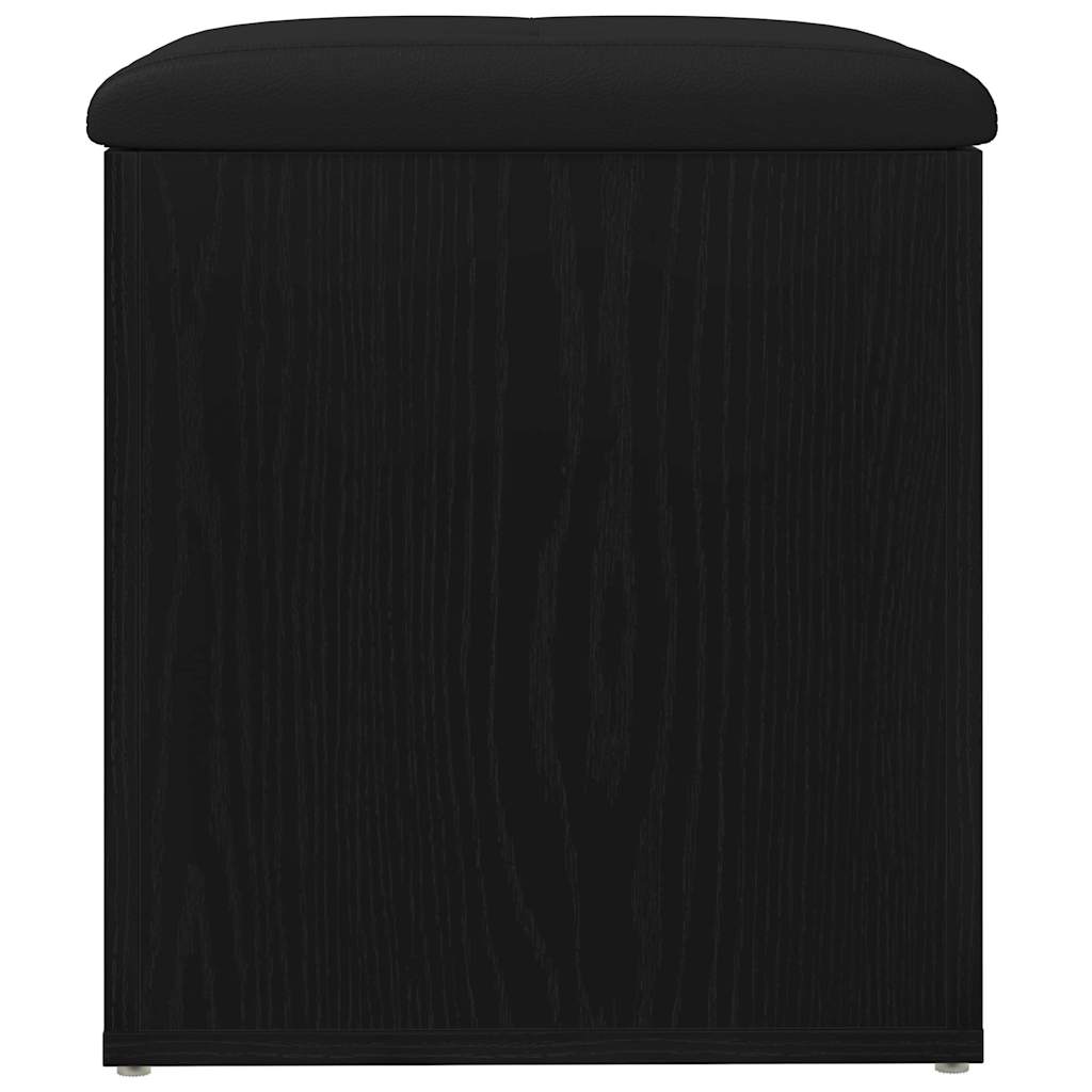 8721158773487_wbg-fr_en_hd_4 vidaXL Storage Bench Black oak 42 x 42 x 45 cm Engineered Wood - Image 6