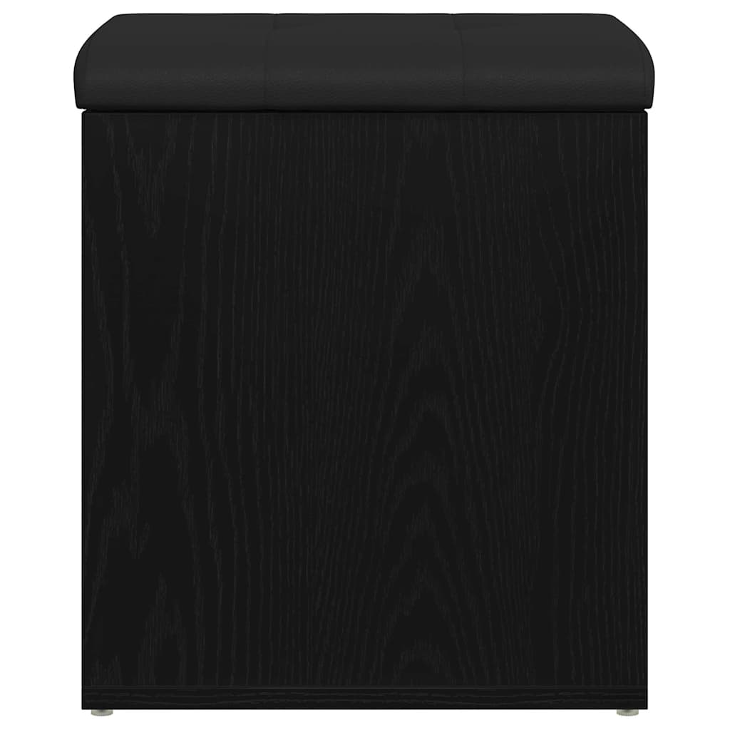 8721158773487_wbg-si_en_hd_5 vidaXL Storage Bench Black oak 42 x 42 x 45 cm Engineered Wood - Image 7