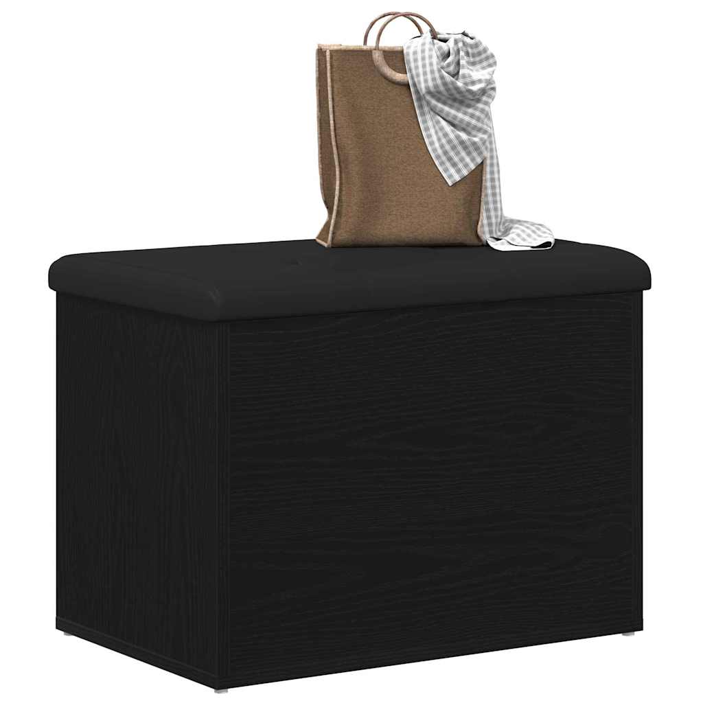 8721158773494_wbg-mo_en_hd_1 vidaXL Storage Bench Black oak 62 x 42 x 45 cm Engineered Wood - Image 3