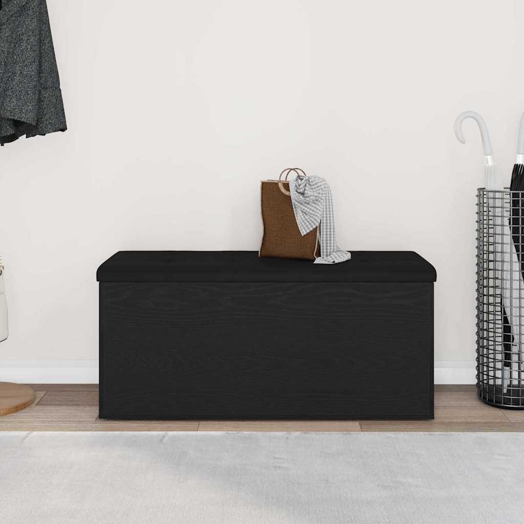 8721158773517_mo-im_en_hd_2 vidaXL Storage Bench Black oak 102 x 42 x 45 cm Engineered Wood - Image 4