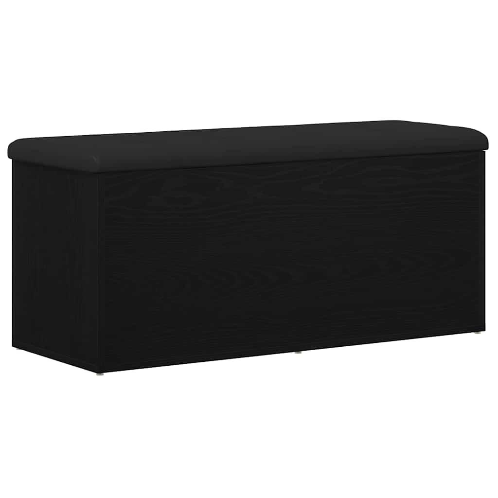 8721158773517_wbg-an-m_en_hd_1 vidaXL Storage Bench Black oak 102 x 42 x 45 cm Engineered Wood - Image 2