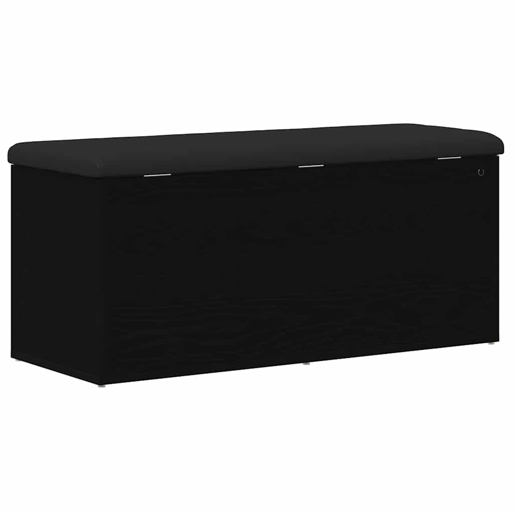 8721158773517_wbg-ba_en_hd_3 vidaXL Storage Bench Black oak 102 x 42 x 45 cm Engineered Wood - Image 8