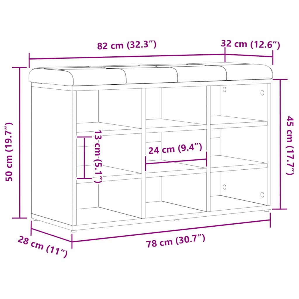 8721158773531_wbg-siz_en_hd_1 vidaXL Shoe Bench with Storage Black 80 x 30 x 48 cm Engineered wood - Image 10