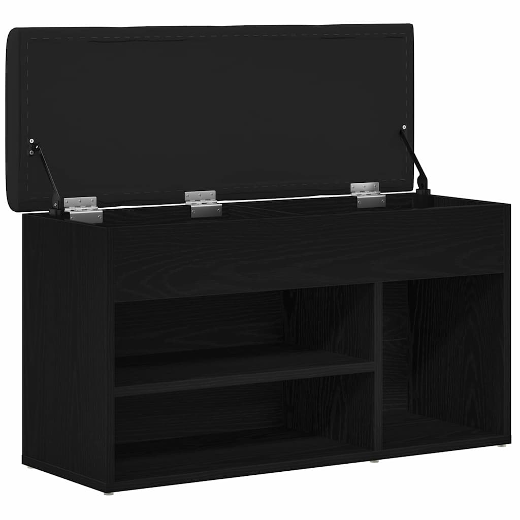 8721158773555_wbg-an_en_hd_2 vidaXL Shoe Bench with Storage Black 80 x 30 x 45 cm Engineered wood - Image 5