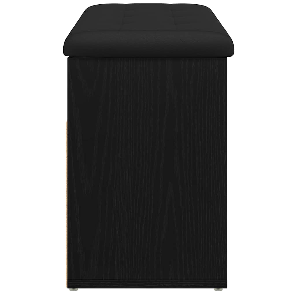 8721158773555_wbg-si_en_hd_5 vidaXL Shoe Bench with Storage Black 80 x 30 x 45 cm Engineered wood - Image 7