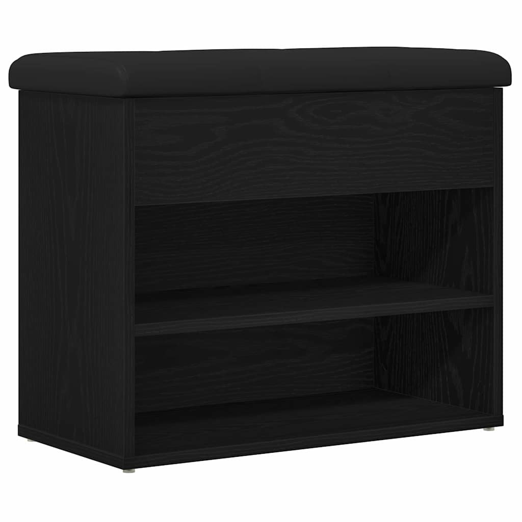8721158773562_wbg-an-m_en_hd_1 vidaXL Shoe Bench with Storage Black 60 x 30 x 48 cm Engineered wood - Image 2