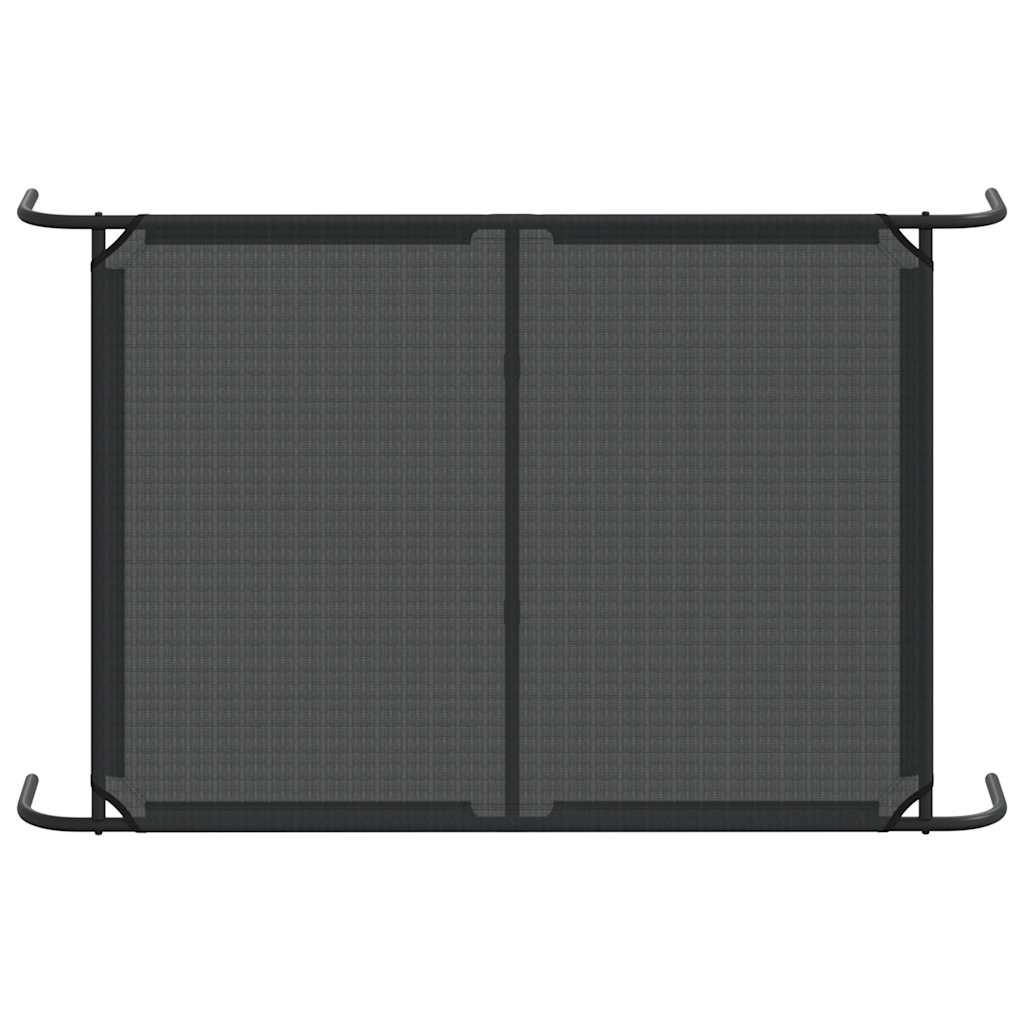 8721158782106_g_en_hd_4 vidaXL Elevated Dog Bed Black 130x80x20 cm Textilene and Steel - Image 6