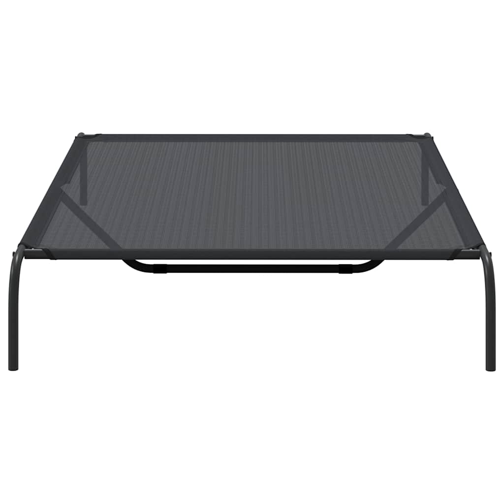 8721158782113_g_en_hd_3 vidaXL Elevated Dog Bed Black 150x90x20 cm Textilene and Steel - Image 5