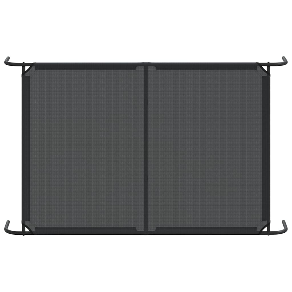 8721158782113_g_en_hd_4 vidaXL Elevated Dog Bed Black 150x90x20 cm Textilene and Steel - Image 6