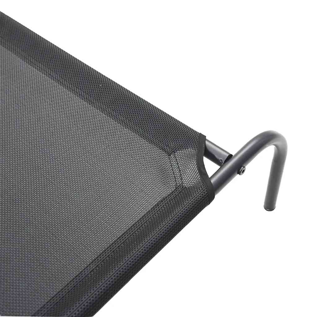 8721158782113_g_en_hd_5 vidaXL Elevated Dog Bed Black 150x90x20 cm Textilene and Steel - Image 7