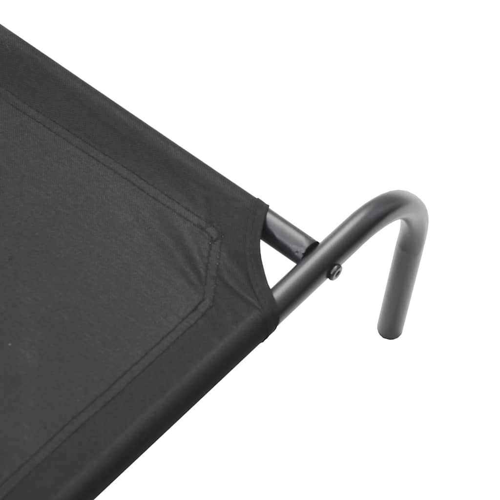 8721158782137_g_en_hd_5 vidaXL Elevated Dog Bed Black 110x65x20 cm Oxford Fabric and Steel - Image 7