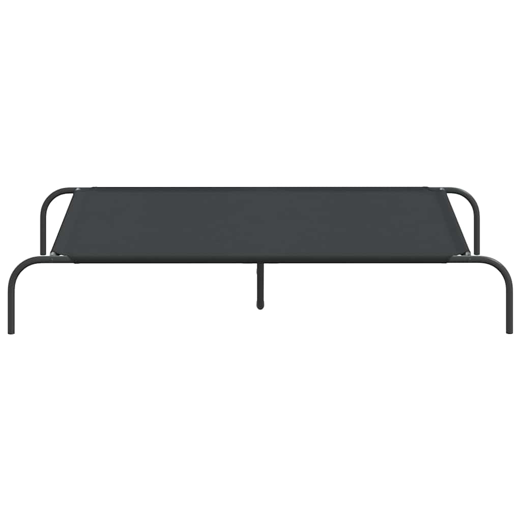 8721158782144_g_en_hd_2 vidaXL Elevated Dog Bed Black 130x80x20 cm Oxford Fabric and Steel - Image 4