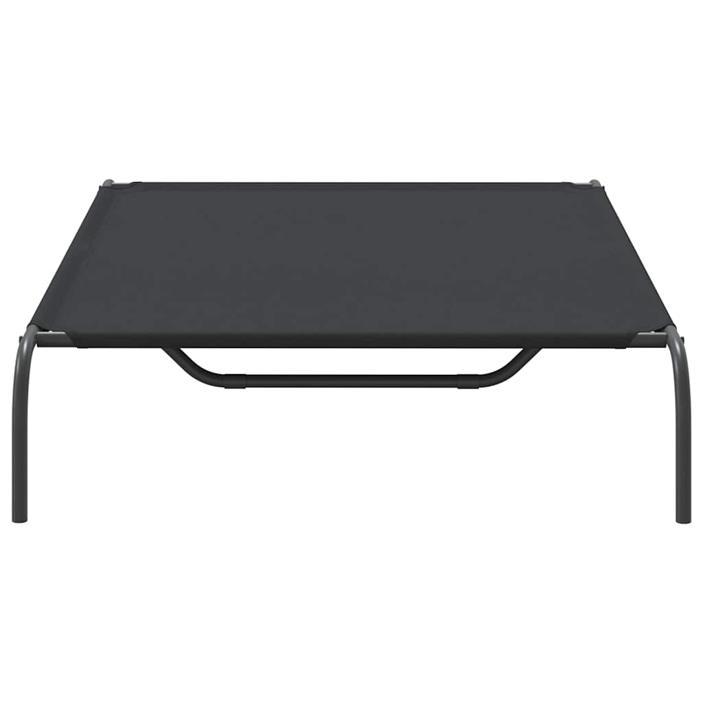 8721158782144_g_en_hd_3 vidaXL Elevated Dog Bed Black 130x80x20 cm Oxford Fabric and Steel - Image 5