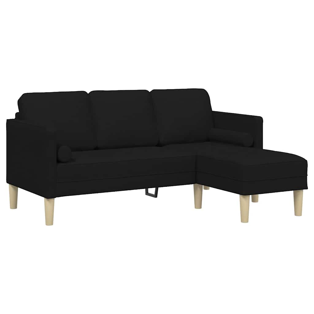 8721158783868_wbg-an-m_en_hd_1 vidaXL Sofa Set Black 173 x 131 x 67 cm Fabric - Image 2