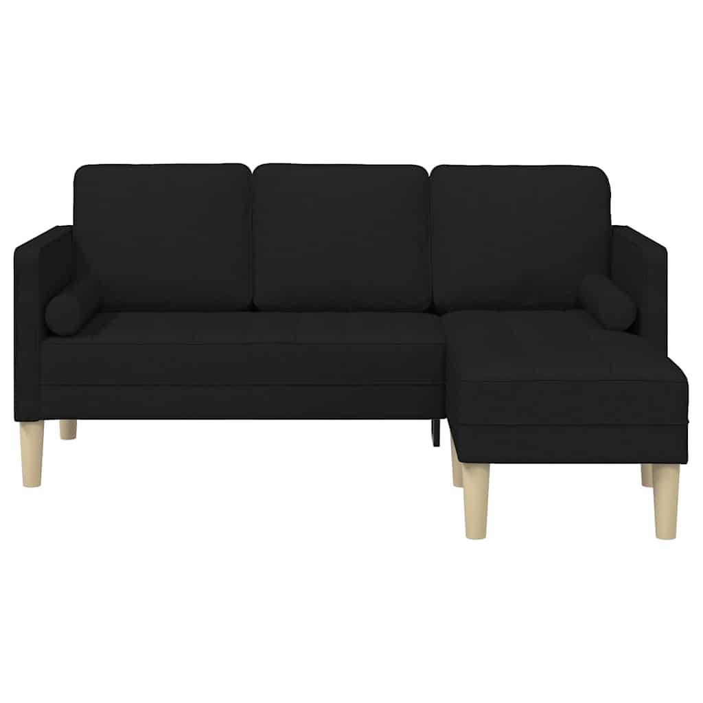 8721158783868_wbg-fr_en_hd_3 vidaXL Sofa Set Black 173 x 131 x 67 cm Fabric - Image 4