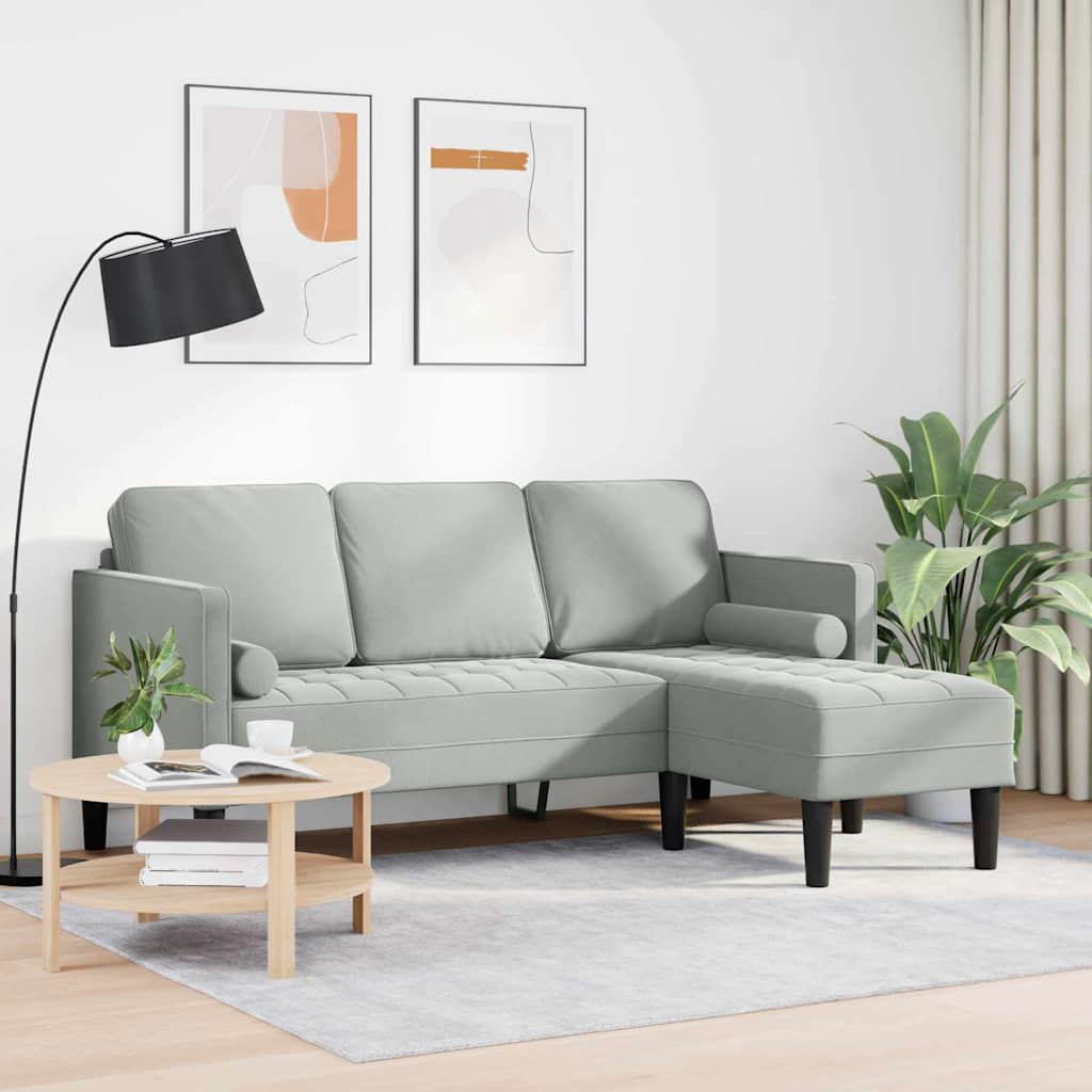 8721158783967_mo-im_en_hd_2 vidaXL Sofa Set Light grey 173 x 131 x 67 cm Velvet - Image 3