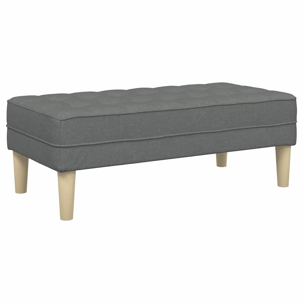 8721158784070_wbg-an-m_en_hd_1 vidaXL Bench Dark grey 113 x 57 x 39 cm Fabric - Image 2