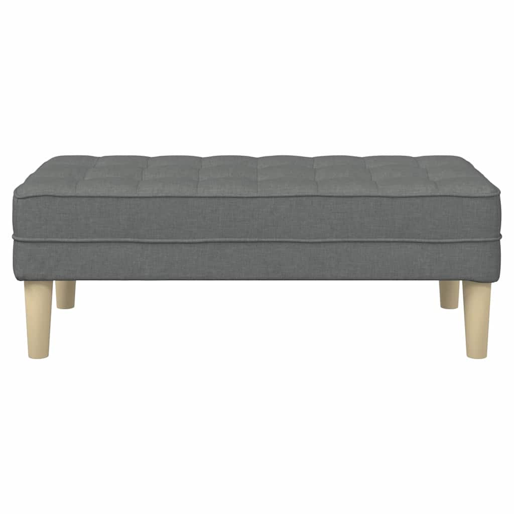 8721158784070_wbg-fr_en_hd_3 vidaXL Bench Dark grey 113 x 57 x 39 cm Fabric - Image 4