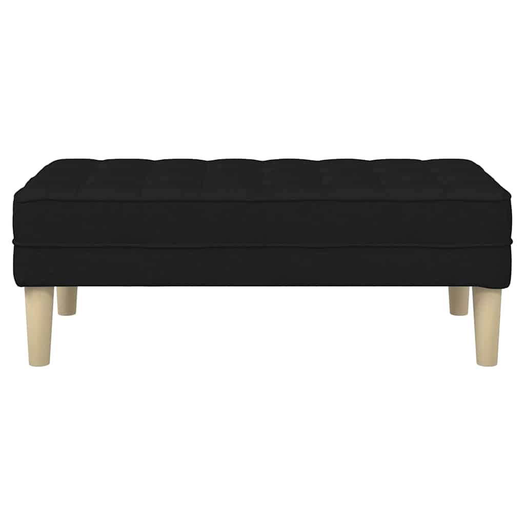 8721158784087_wbg-fr_en_hd_3 vidaXL Bench Black 113 x 57 x 39 cm Fabric - Image 4